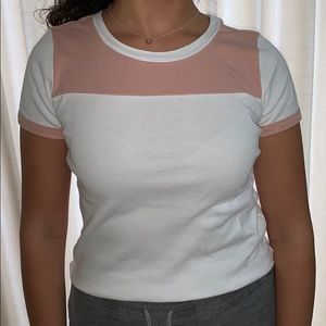white tee